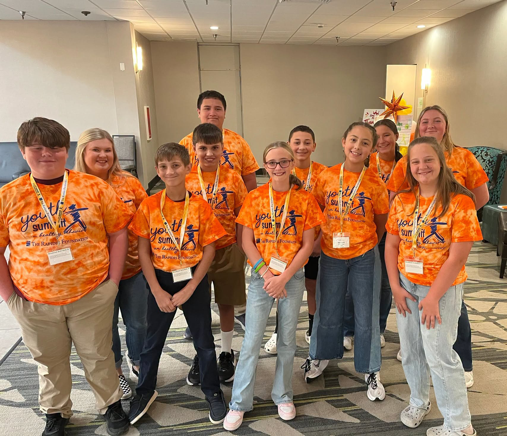 Grant Parish Public Schools Youth Health Advocates at the 2026 Youth Summit on Healthy Behaviors