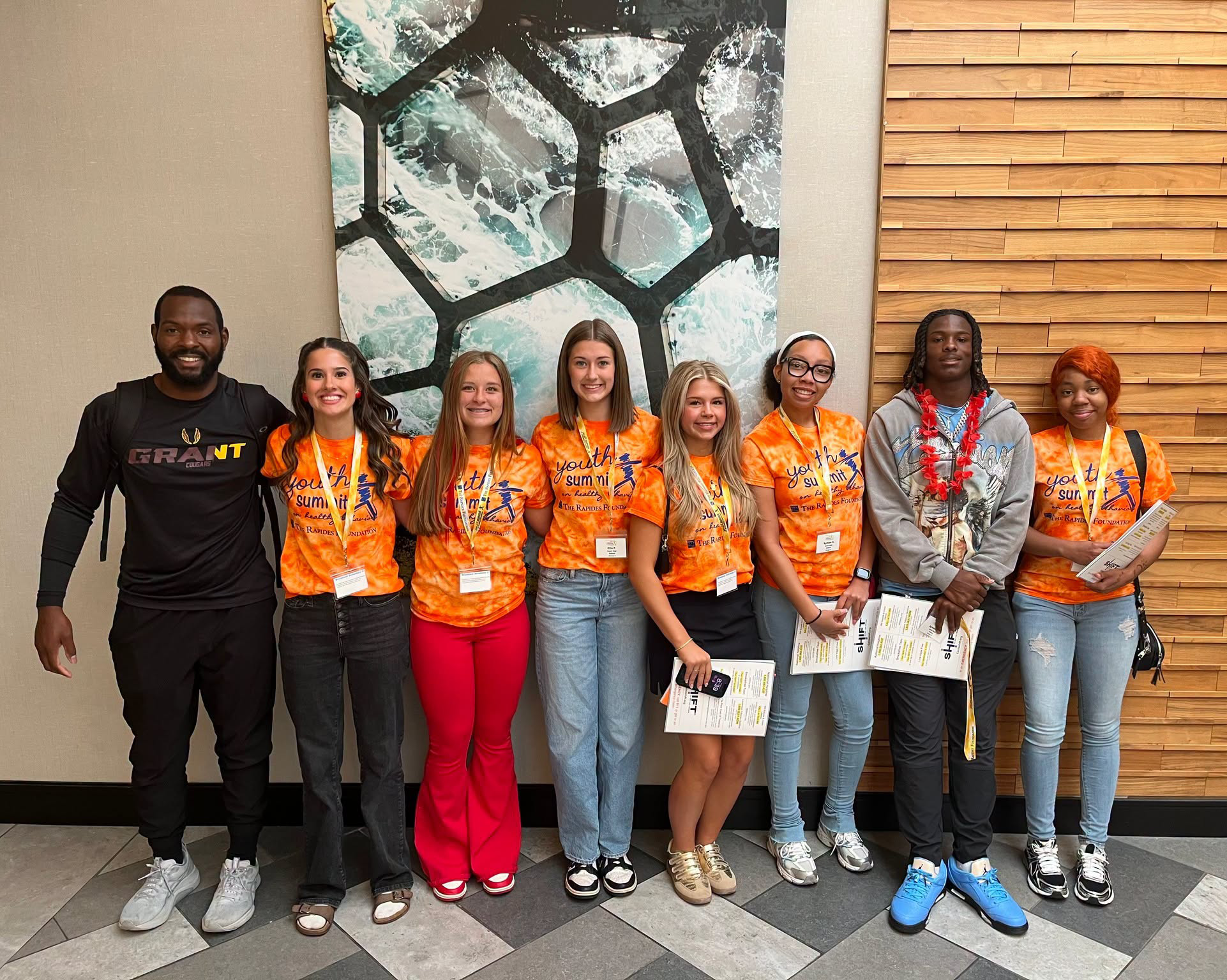 Grant Parish Public Schools Youth Health Advocates at the 2026 Youth Summit on Healthy Behaviors